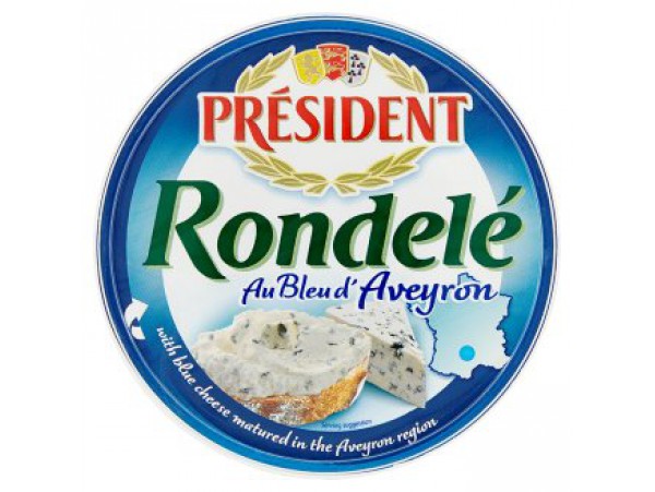 Président Rondelé Нежный сливочный сыр с овечьим сыром и голубой плесенью 100 г